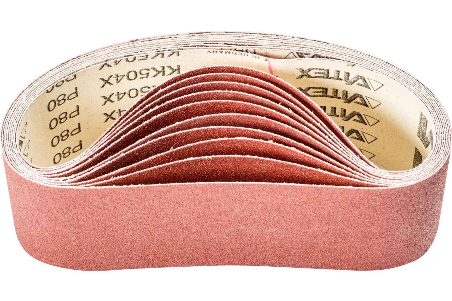 Picture of Pferd Abrasive Portable Belt, 21" x 3, 80 Grit, Aluminum oxide